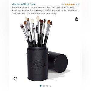Morphe x James Charles 13 piece make up brush set